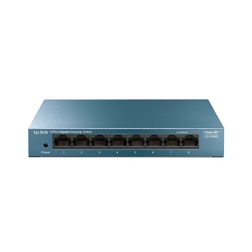 LiteWave 8-Port Gigabit Desktop Switch 8 Gigabit RJ45 Ports