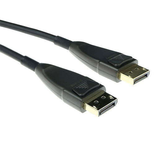 15 meter DisplayPort hybride glasvezel/koper kabel DP male to DP male - PolyBag