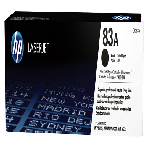 HP 83A originele toner cartridge zwart standard capacity 1.500 pagina's 1-pack