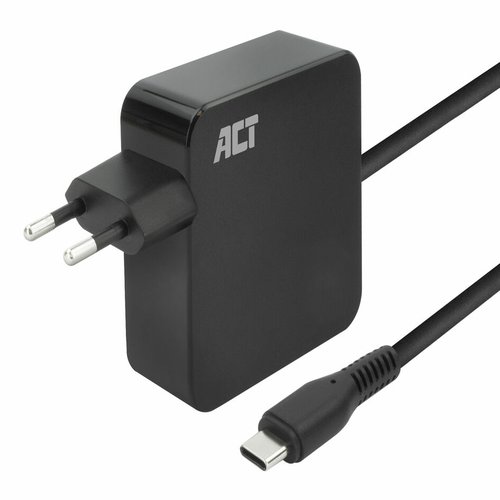 USB-C laptop wall charger 65W with Power Delivery profiles