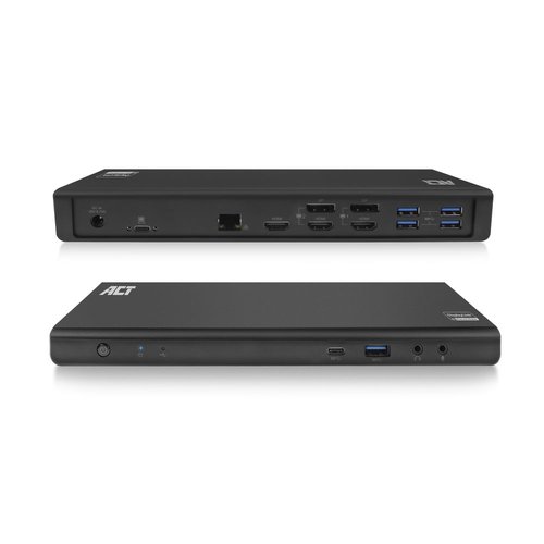 Docking DisplayLink 4K @60Hz USB-C - 3 x HDMI / 2 x DisplayPort / Gigabit Ethernet / 5 x USB-A 3.2 / 2 x USB-C / Audio in-out 135W power supply included