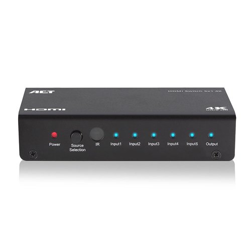 5 x 1 HDMI switch 3D and 4K support remote control