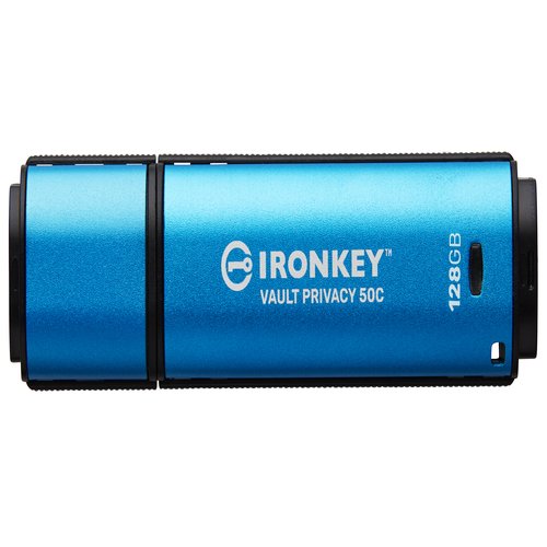128GB USB-C IronKey Vault Privacy 50C AES-256 Encrypted FIPS 197