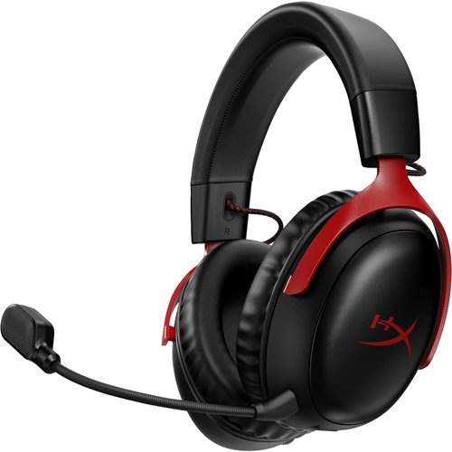 HyperX Cloud III Wireless Gaming Headset - Black/Red (PC/PS5/PS4)