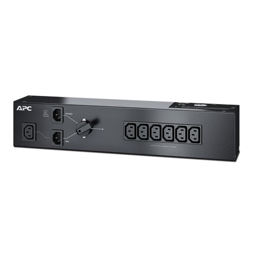 APC SERVICE BYPASS PANEL 230V 10A BBM IEC C14 input: (6) IEC C13 output