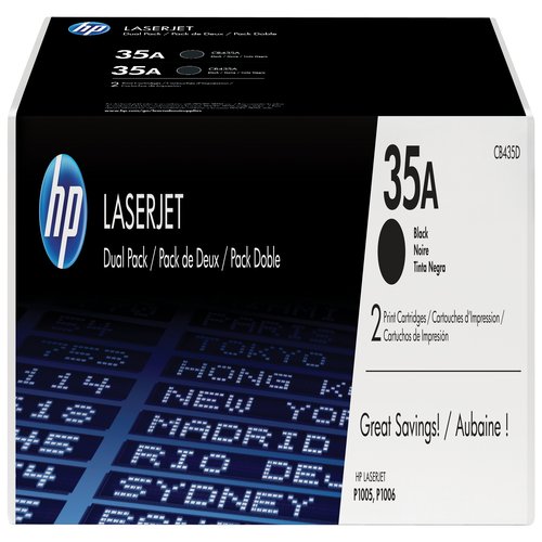 35AD LaserJet originele toner cartridgezwart standard capacity 2 x 1.500 paginas 2-pack