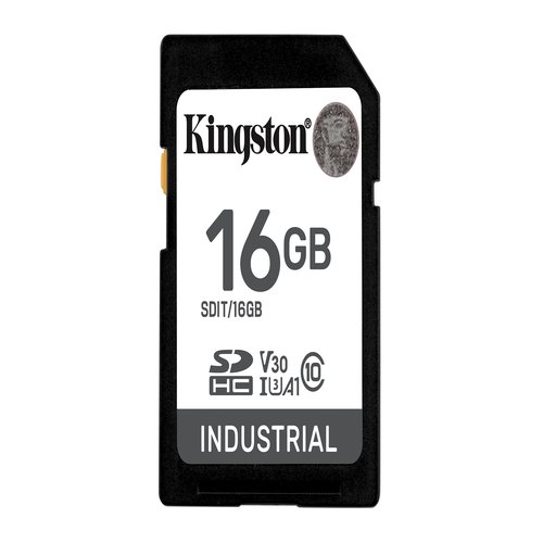 16GB SDHC Industrial -40C to 85C C10 UHS-I U3 V30 A1 pSLC