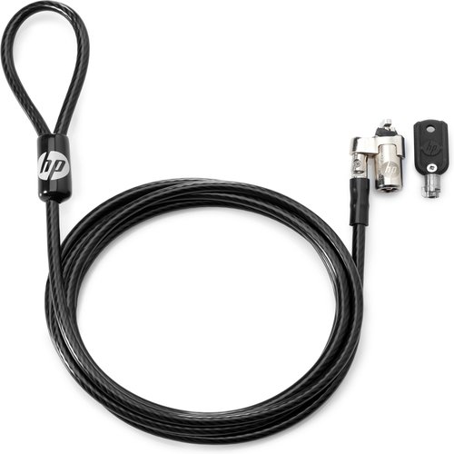 HP Keyed Cable Lock 10mm - Voorwaarden:minimum van 25 stuks 8 weken leadtime en eindgebruiker moet bekend zijn