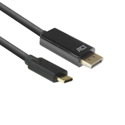USB-C - DisplayPort male Cable 4K @ 60Hz 2.0 Meter
