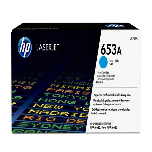 653A originele toner cartridge cyaan standard capacity 16.500 paginas 1-pack
