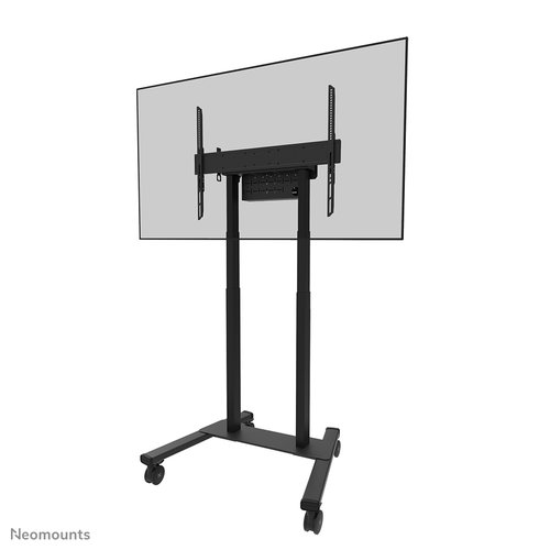 Neomounts Move Lift Motorised Mobile Stand incl. storage box 10 cm. Wheels Floor - VESA 100x100 up to 800x600