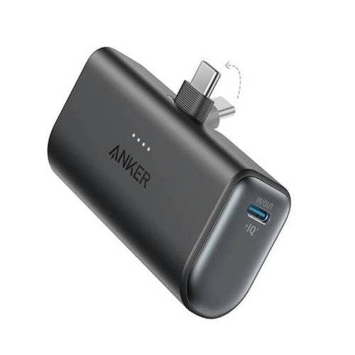 Anker Nano Power Bank (22.5W Built-In USB-C Connector) Black