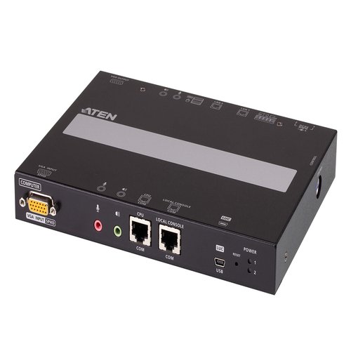 [PREMIUM] 1-Port VGA KVM over IP Switchwith Local or Remote Access Virtual Media Power/LAN Redundancy Audio Remote PC Reboot RS-232 Control and with API