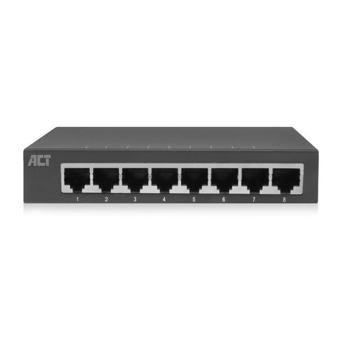 10/100/1000 Mbps network Switch 8 portsmetal housing