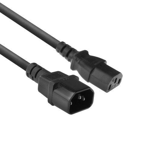 230V Extension Cable C13 - C14 1.8 Meter