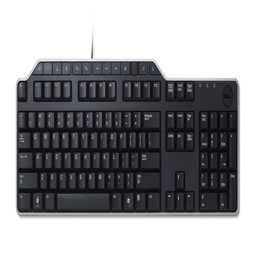 Keyboard : US/Euro (QWERTY) Dell KB-522Wired Business Multimedia USB Keyboard Black (Kit) QWERTY