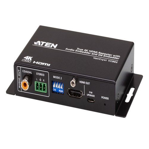 True 4K HDMI Repeater with Audio Embedder