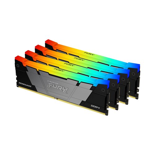 128GB 3600MT/s DDR4 CL18 DIMM (Kit of 4) FURY Renegade RGB