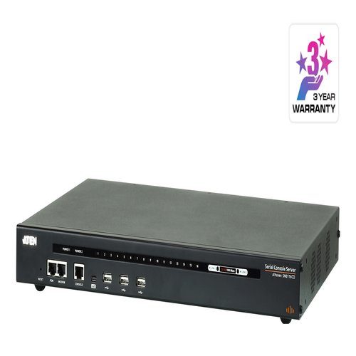 [PREMIUM] 16-Port Serial Console Serverwith Cisco Support auto-sensing DTE/DCEUSB Storage Support and Power/LAN Redundancy