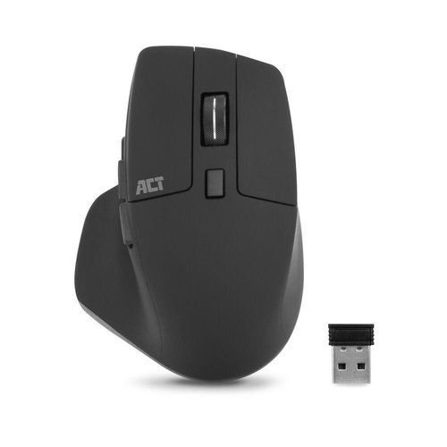 ACT Wireless mouse 2400 DPI with silentclick eco-friendly made from recycled materials