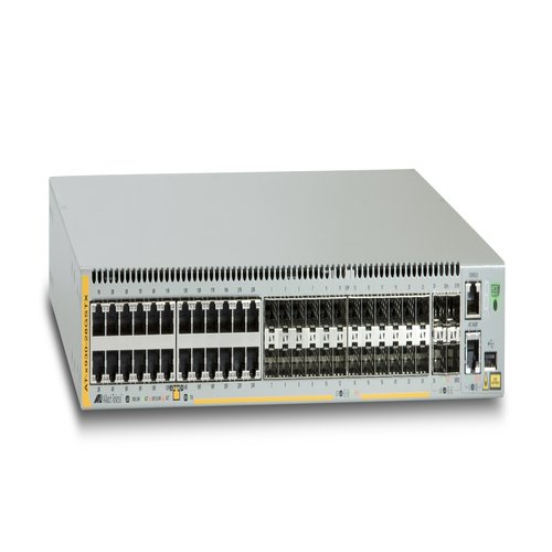 10/100/1000BASE-T ports x 24 (Combo)-SFP slot x 24 (Combo)-SFP/SFP+ slots x 4 Console port x 1 (RJ45)-Dual PS slot - Dedicated Stacking port x 2 (Rear panel)